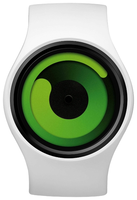 ZIIIRO Gravity Snow - Green wrist watches for unisex - 1 picture, image, photo